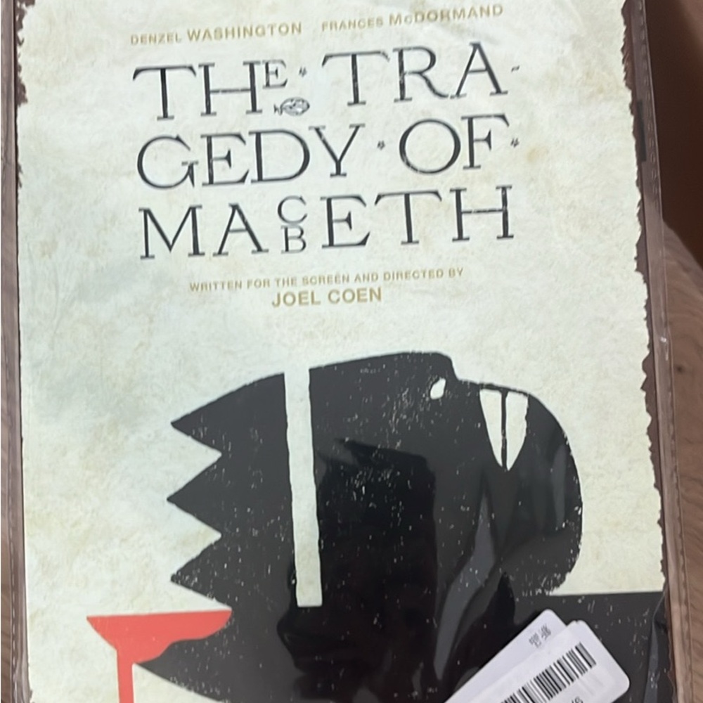 The Tragedy of Macbeth Metal Wall Sign
